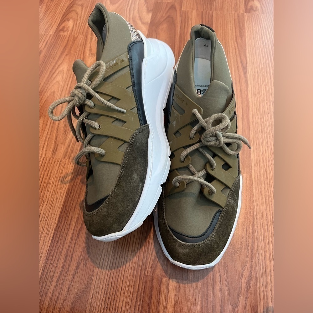 Ps821 Bolt Chunky Python Leather Suede Neoprene S… - image 2